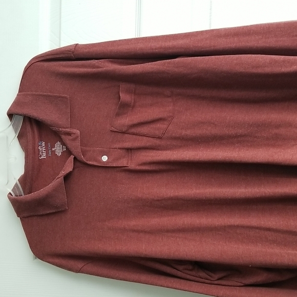 Croft & Barrow Men's Easy Care Polo Long Sleeve - Picture 3 of 6